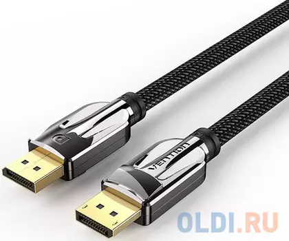 Кабель DisplayPort 3м Vention HCABI круглый черный