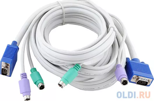 Кабель для КВМ Trendnet TK-C10 3 метра (2 x PS/2 + SVGA)