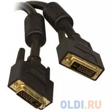 Кабель DVI 12м Green Connection GCR-51310 круглый черный