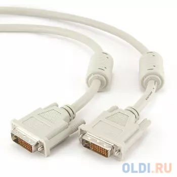 Кабель DVI-DVI 3.0м Dual Link Gembird 2 фильтра двойное экранирование CC-DVI2-10