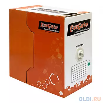 Кабель Exegate UTP кат.5е 4 пары 305м серый EX138965RUS