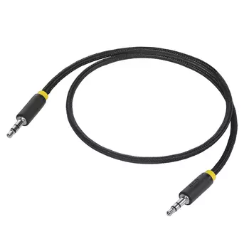 Кабель Greenconnect 33-050579 аудио 0.5m jack 3,5mm/jack 3,5mm M/M, экран, стерео