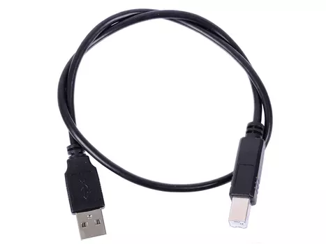 Кабель Greenconnect GCR-UPC3 0.5m USB 2.0, AM/BM, черный 28/28 AWG, экран, армированный, морозостойкий