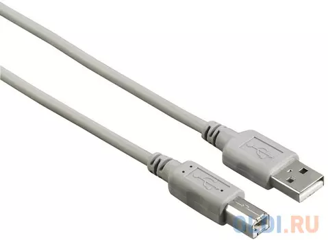 Кабель Hama H-200902 00200902 USB A(m) USB B(m) 5м серый