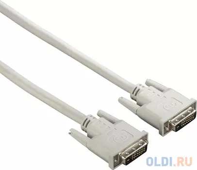 Кабель Hama H-200931 00200931 DVI-D (m) DVI-D (m) 1.5м феррит.кольца серый