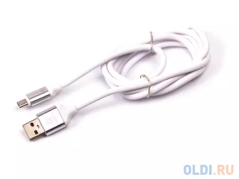 Кабель microUSB 1м Harper SCH-330 круглый белый