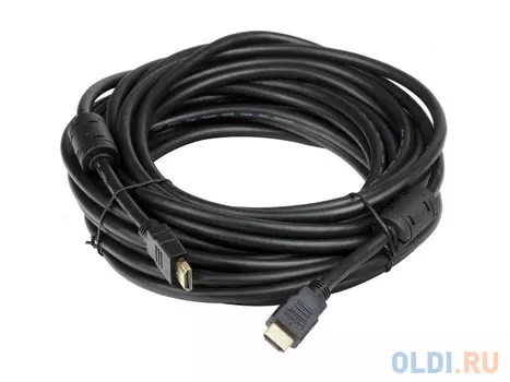 Кабель HDMI 10м AOpen ACG511D-10M круглый черный