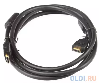 Кабель AOpen HDMI 19M/M+2 фильтра 1.4V+3D/Ethernet ACG511D-1.8M 1,8/2m, позолоченные контакты