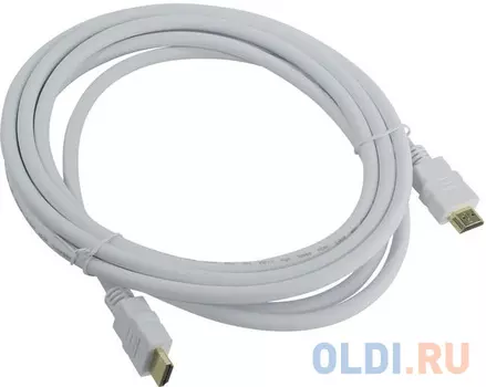 Кабель HDMI 19M/M ver 2.0, 3М, белый Aopen <ACG711W-3M