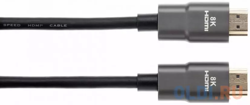 Кабель HDMI 2м VCOM Telecom ACG863-2M круглый черный