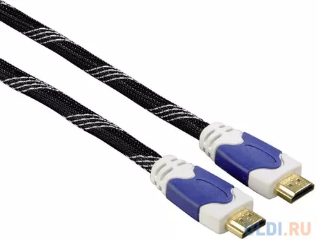 Кабель HDMI 1.5м HAMA H-11910 круглый черный