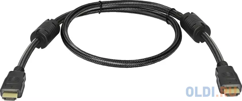 Кабель HDMI 1м Defender 87340 круглый черный