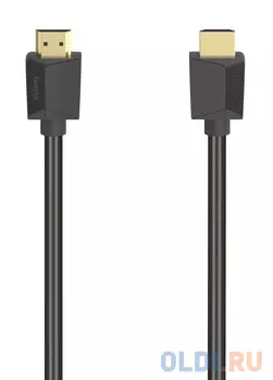 Кабель HDMI 1м HAMA H-205241 плоский черный