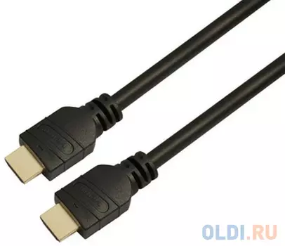 Кабель HDMI 1м LAZSO WH-111 круглый черный