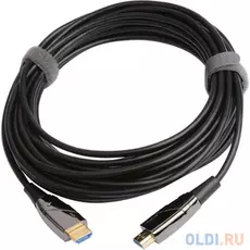 Кабель HDMI 20м Tripplite P568-20M-FBR круглый черный