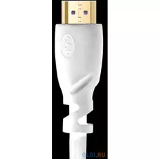Кабель HDMI 2.5м Green Connection 33-050569 круглый белый