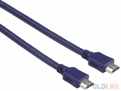 Кабель HDMI 2.5м HAMA H-20163 круглый синий