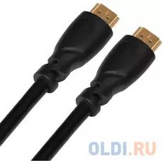 Кабель HDMI 2м Green Connection GCR-HM311-2.0m круглый черный
