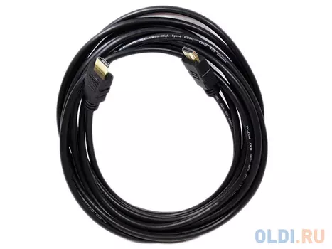 Кабель HDMI 2м TV-COM CG501N-2M круглый черный