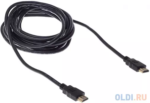 Кабель HDMI 3м BURO BHP RET HDMI30 круглый черный 485556
