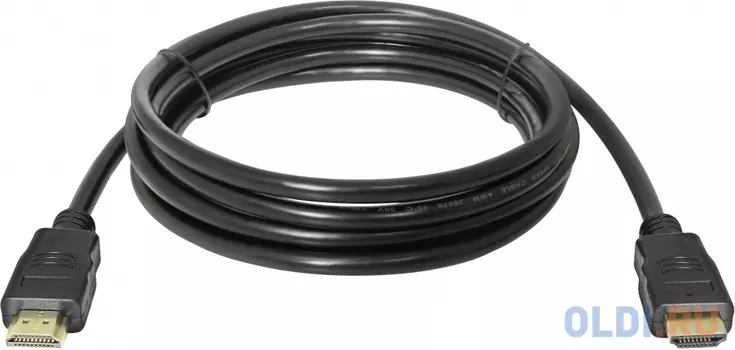 Кабель HDMI 3м Defender 87457 круглый черный