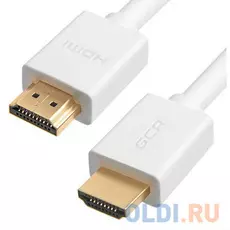 Кабель HDMI 3м Green Connection GCR-HM761-3.0m круглый белый