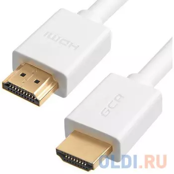 Кабель HDMI 3м Green Connection GCR-HM761-0.3m круглый белый