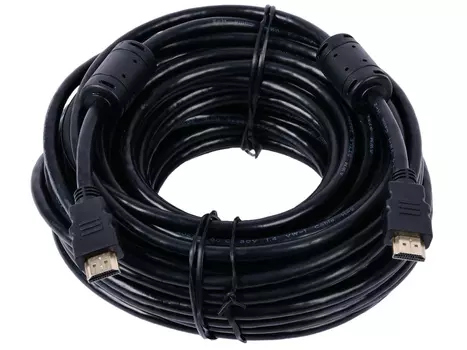 Кабель HDMI 20м 5bites APC-200-200F круглый черный