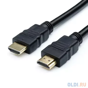 Кабель HDMI 5м Atcom AT7393 круглый черный