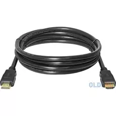 Кабель HDMI 5м Defender 87353 круглый черный
