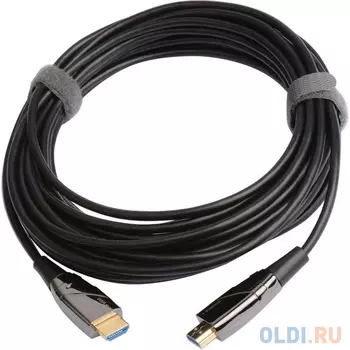 Кабель HDMI 5м Tripplite P568-05M-FBR круглый черный