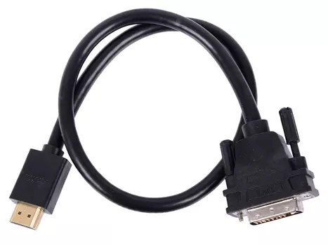 Кабель HDMI-DVI Greenconnect GCR-HD2DVI 0.5m черный
