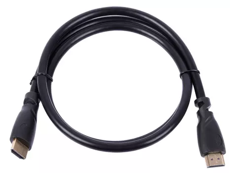 Кабель HDMI Greenconnect 1.0 м черный версия 1.4, 4K, 3D, 10.2 Гбит/с, 30/30 AWG, OD7.3mm, экран