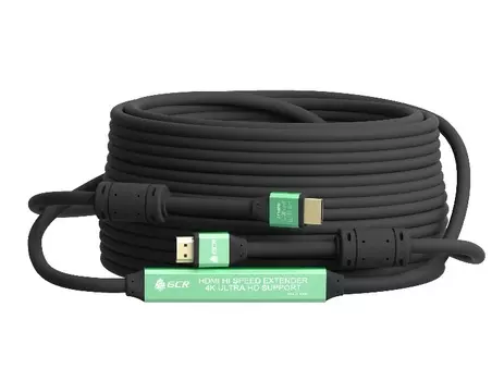 Кабель HDMI Greenconnect GCR-50749 черный 15 м v2.0