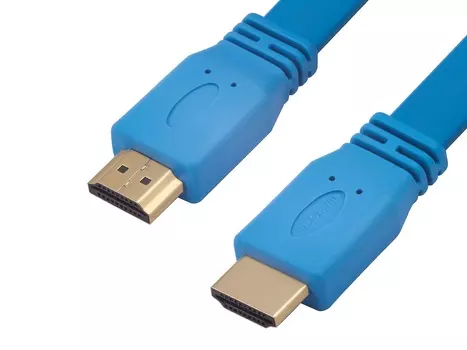 Кабель HDMI Greenconnect GCR-50770, 1.5 м, v1.4, плоский
