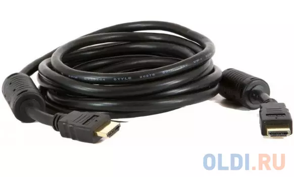 Кабель HDMI 7.5м 5bites APC-014-075 круглый черный