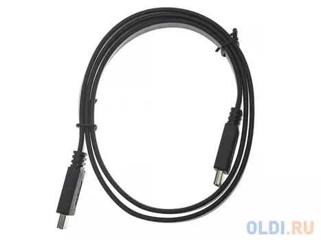 Кабель HDMI 19M/M ,плоский,ver. 2.0, 4K@60 Hz 1m VCOM