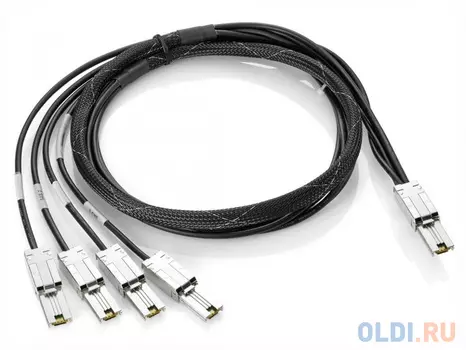 Кабель HP Mini-SAS - 4x1 Mini-SAS 2м AN975A