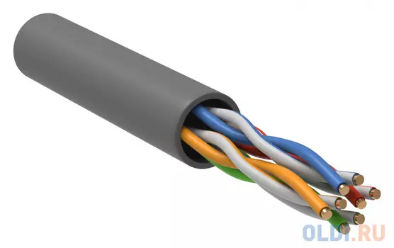 Кабель информационный ITK Generica BC1-C504-111-305-G кат.5 U/UTP не экранированный 4X2X24AWG PVC внутренний 305м серый