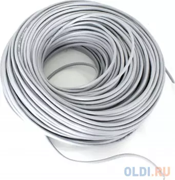 Кабель IRBIS UTP Кат.5e 4 пары, 0.45мм 25AWG, PVC 305м, серый, в коробке