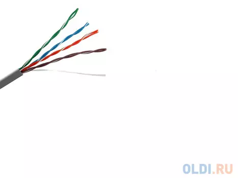 Кабель ITK UTP кат.5e 4 пары 305м серый LC1-C5E04-111