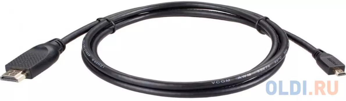 Кабель/ Кабель HDMI-19M --MicroHDMI-19M ver 2.0 1.5m VCOM 