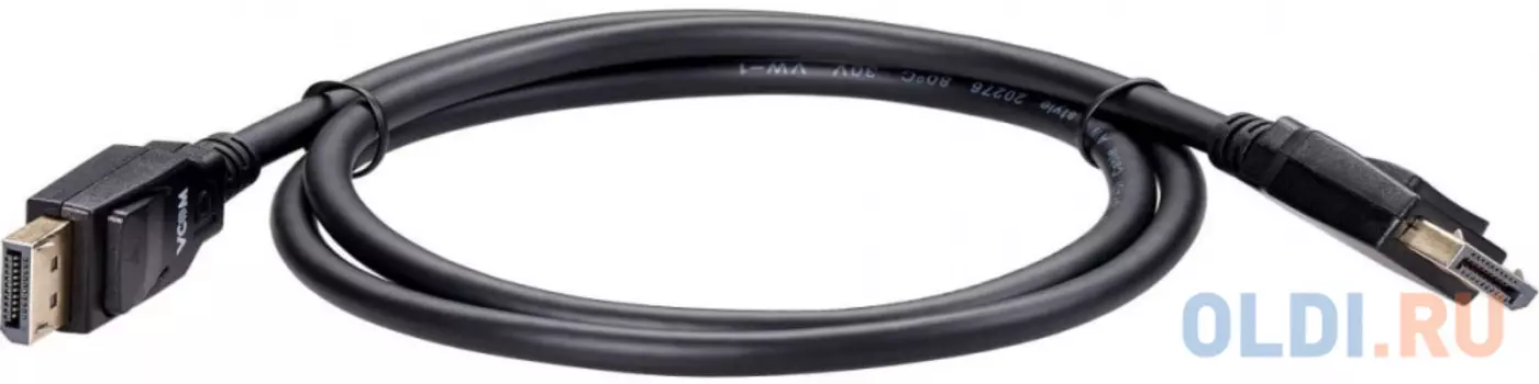 Кабель/ Кабель соединительный DISPLAY PORT v2.1 40GBps, 8K@60Hz, 1m, медь, VCOM 
