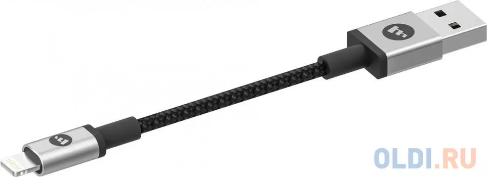 Кабель Lightning 0.09м Mophie 409903218 круглый черный