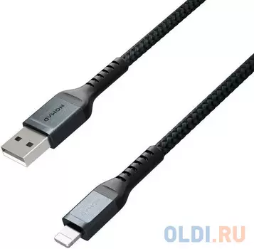 Кабель Lightning 1.5м Nomad NM01911010 круглый черный