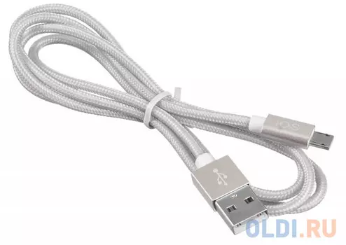 Кабель Lightning 1м BURO BHP LGHT+MCR круглый белый