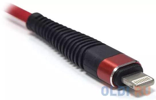 Кабель Lightning 1м CBR CB 501 круглый красный