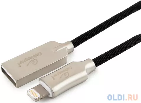 Кабель Lightning 1м Cablexpert CC-P-APUSB02Bk-1M круглый черный