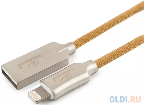 Кабель Lightning 1.8м Cablexpert CC-P-APUSB02Gd-1.8M круглый золотистый