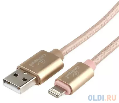 Кабель USB 2.0 1.8м Cablexpert CC-U-APUSB01Gd-1.8M круглый золотистый